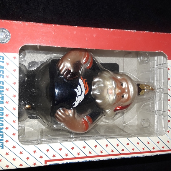 NFL Denver Broncos Christmas Ornament Santa - Picture 10 of 15